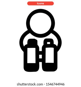 search icon isolated sign symbol vector illustration - high quality black style vector icons
