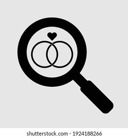 search icon isolated vector illustration