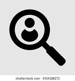 ilustración vectorial aislada de icono de búsqueda