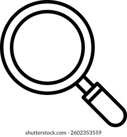 Search Icon Line Vector Illustration