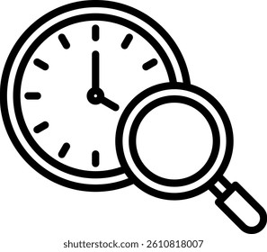 Search Icon Line Vector Illustration