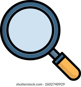 Search Icon Lineal Color Vector Illustration