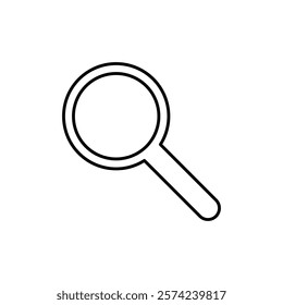 Search icon linear logo isolated