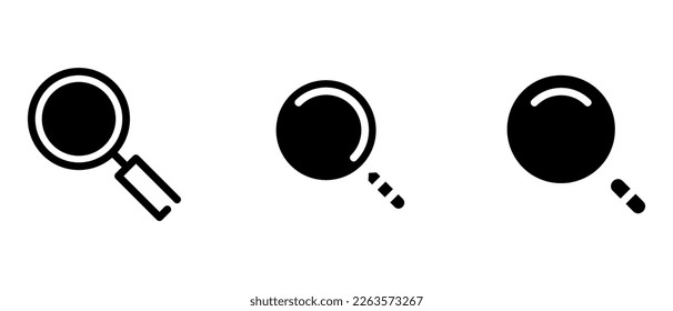search icon or logo isolated sign symbol vector illustration - high quality black style vector icons