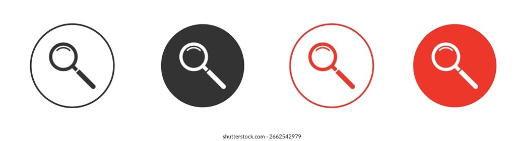 Ícone de pesquisa para logotipo, símbolo de sinal de vetor para design