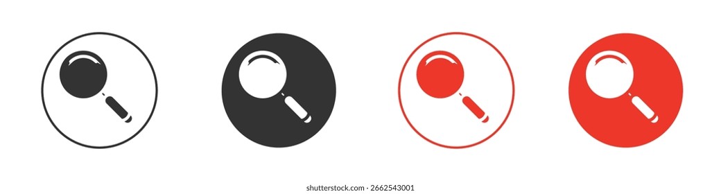 Search icon for logo, vector sign symbol for design
