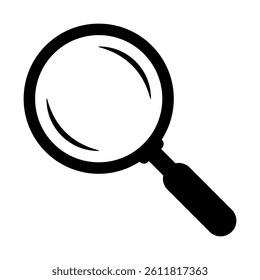 Search icon. Loupe vector icon.