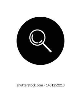 Search icon. Magnifier glass pictogram.