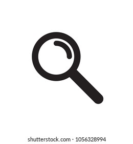 Search icon magnifier for internet search engine or web browser vector design