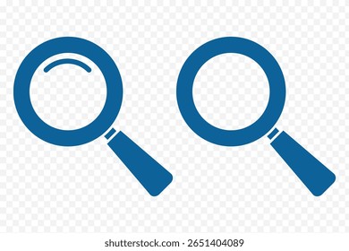 search icon . Magnifier Search magnify glass icon vector symbol design illustration . eps 10