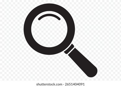 search icon . Magnifier Search magnify glass icon vector symbol design illustration . eps 10