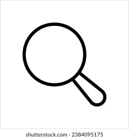 Icono de búsqueda. Vector de icono de ampliación plano. en diseño moderno con fondo blanco