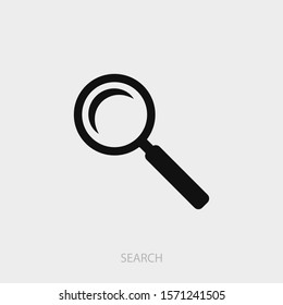 Search icon, magnify glass icon. New trendy vector illustration symbol.