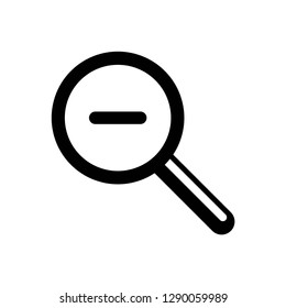search icon. magnify icon symbol vector. on white background editable eps10