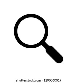 search icon. magnify icon symbol vector. on white background editable eps10