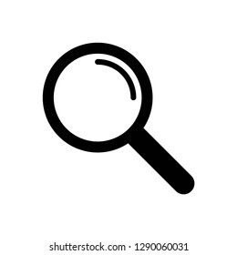 search icon. magnify icon symbol vector. on white background editable eps10