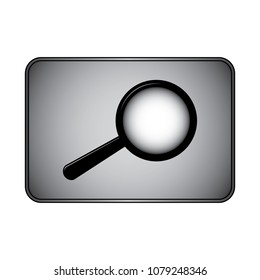 Search icon with magnifying glass