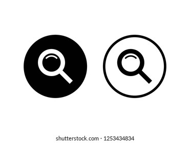 Search icon. search magnifying glass icon