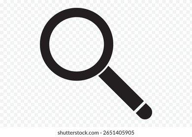 search icon, magnifying glass icon . Magnifying glass  icon . eps 10