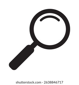 Search icon. Magnifying glass icon, magnifier icon.