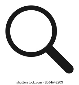 Search icon. Magnifying glass symbol. Outline icon