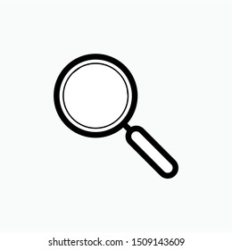 Search Icon - Magnifying Glass Vector, Sign and Symbol for Design, Presentation, Website or Apps Elements.