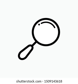 Search Icon - Magnifying Glass Vector, Sign and Symbol for Design, Presentation, Website or Apps Elements.