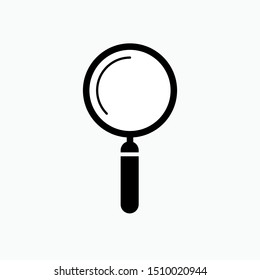 Search Icon - Magnifying Glass Vector, Sign and Symbol for Design, Presentation, Website or Apps Elements.