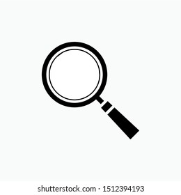 Search Icon - Magnifying Glass Vector, Sign and Symbol for Design, Presentation, Website or Apps Elements.,