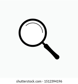 Search Icon - Magnifying Glass Vector, Sign and Symbol for Design, Presentation, Website or Apps Elements.,