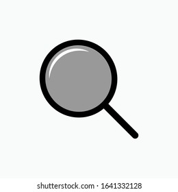Search Icon - Magnifying Glass Vector, Sign and Symbol for Design, Presentation, Website or Apps Elements.