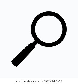 Search Icon. Magnifying Glass Icon, Vector Magnifier Or Loupe Sign.