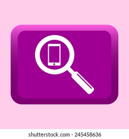 Search icon with mobile