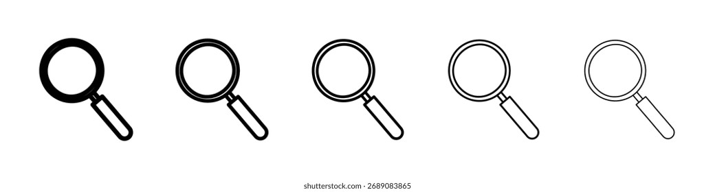 Search icon for mobile concept and web design.