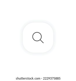 Search icon modern vector line design symbol find
