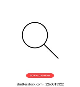 Search icon modern vector style. Search icon for web and app.