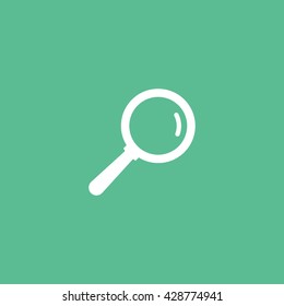 Search Icon On Green Background