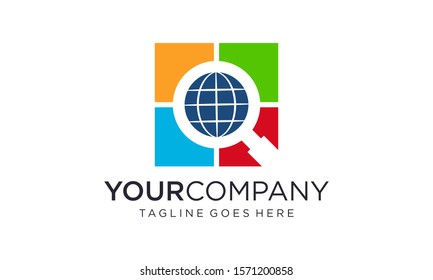 Search icon on white background