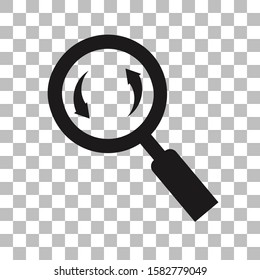 Search icon on a white background