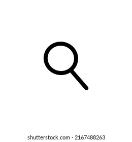 Search icon on a white background. Web design element.