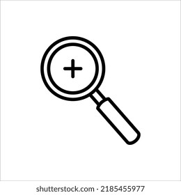 search icon on white background