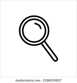 icono de búsqueda en fondo blanco