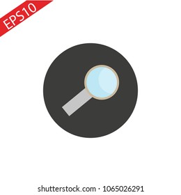 Search icon. One of set web icons