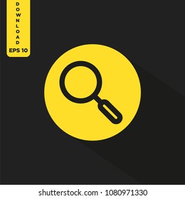 Search icon. One of set web icons