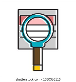 Search icon. One of set web icons