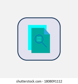 Suchsymbol. Eines der gesetzten Web-Symbole