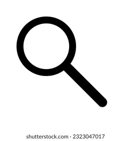 Search icon. One of set web icons, Search icon vector. flat icon magnifying glass symbol