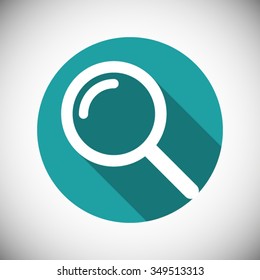 Suchsymbol. Eines der gesetzten Web-Symbole
