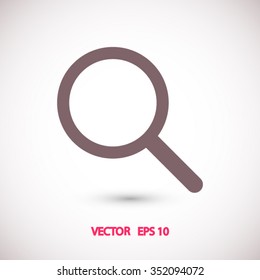 Search icon. One of set web icons
