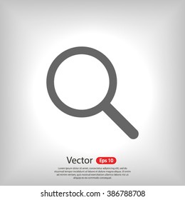 Search icon. One of set web icons